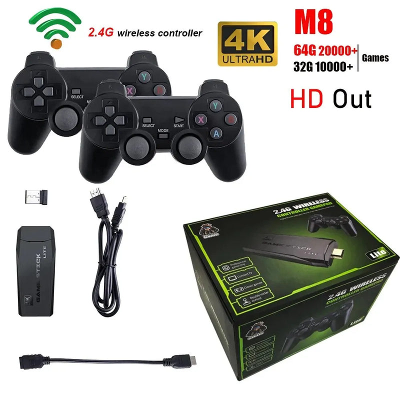 Game Stick 4k - 2 Controles