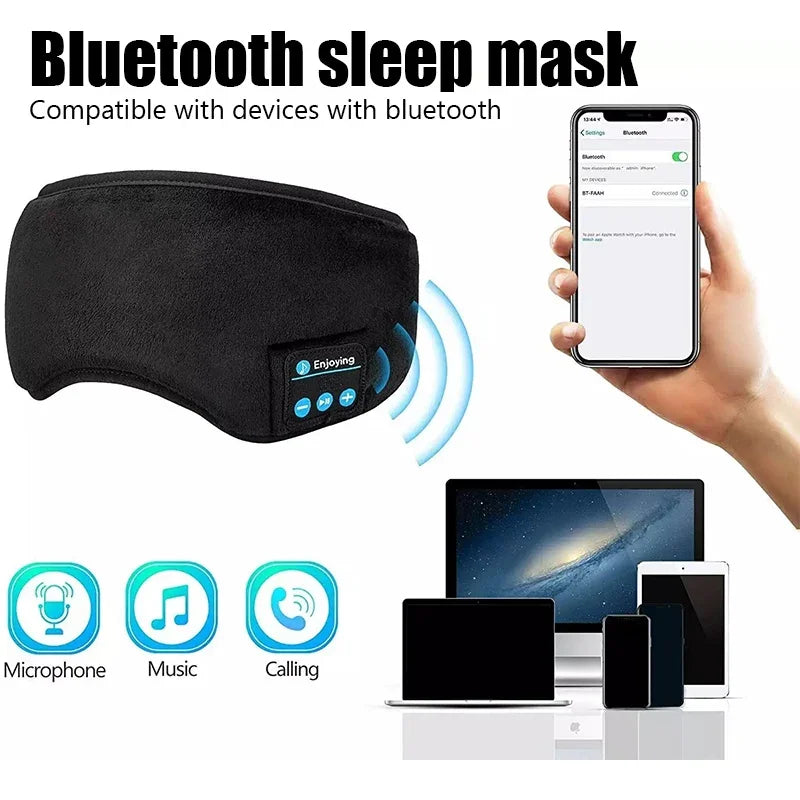 Máscara de Dormir com Fone de Ouvido Bluetooth - Ciumeng